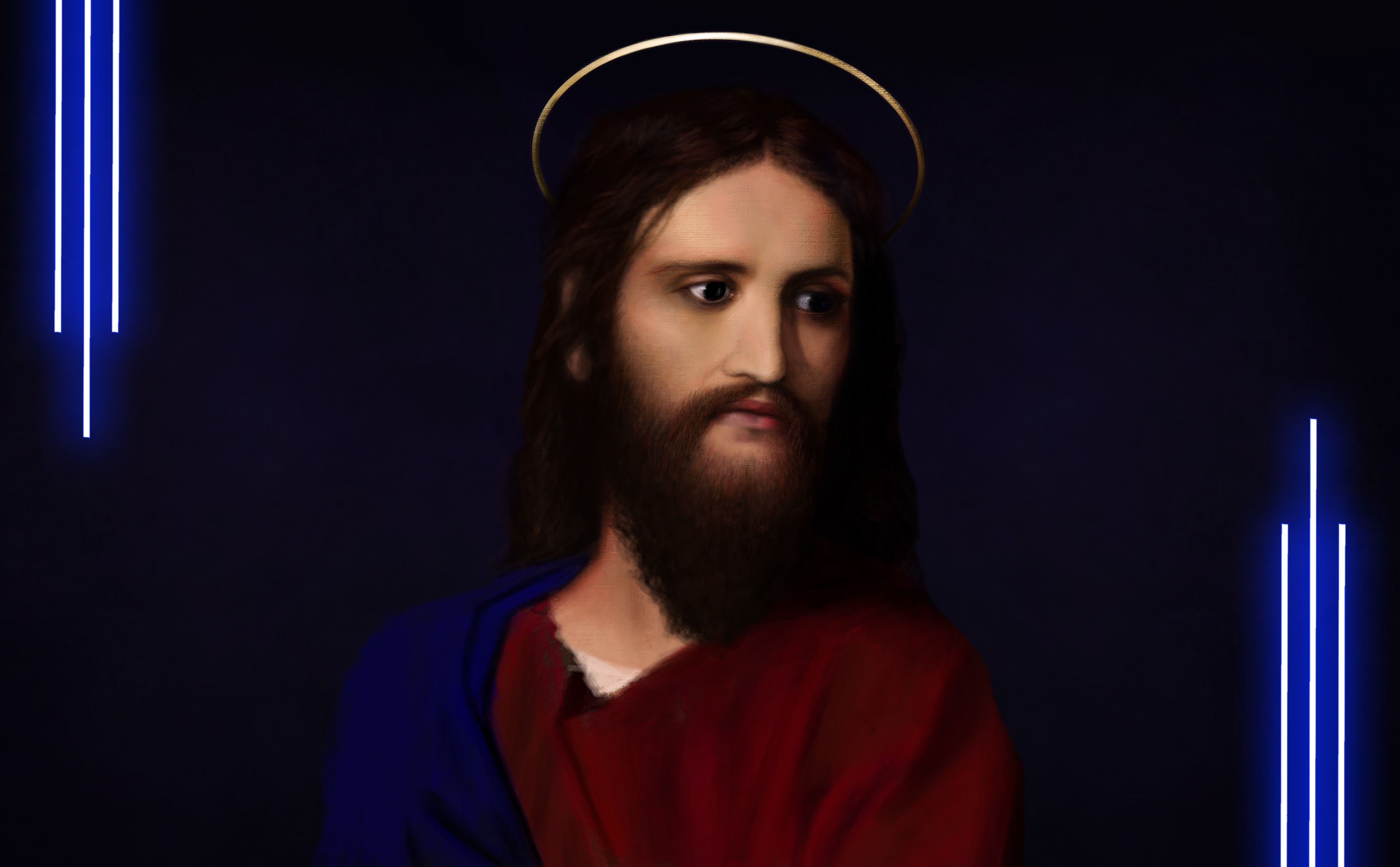 Artwork depicting Jesus